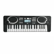 Godderr Kids Piano Keyboard, 37keys Kids Electronic Music Piano Portable Musical Instrument (Black)