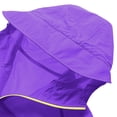 thumbnail image 4 of Sun Protection Jacket Ultra Light Thin Breathable Waterproof Packable Outdoor Cycling Jacket Hoodie with Zipper Pocket Skin Clothing for Men & Women Size 3XL Purple, 4 of 9
