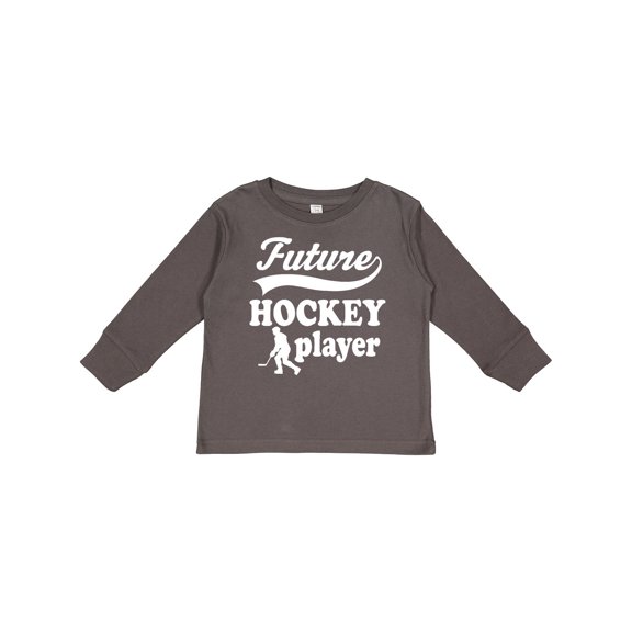 Inktastic Future Hockey Player Boys Sports Boys Long Sleeve Toddler T-Shirt
