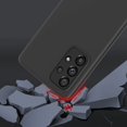 thumbnail image 4 of Crossbody Case for Samsung Galaxy A52 5G with Lanyard Strap Adjustable Rope Liquid Silicone Soft Cover,Black, 4 of 5