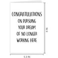 thumbnail image 7 of Humorous Leaving Cards Farewell Cards for Colleagues, Funny Retirement Card New Job Cards Goodbye Cards for Coworkers Boss, Office Job Leaving Card Congratulations New Job Card, 7 of 7