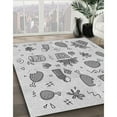 thumbnail image 2 of Ahgly Company Indoor Rectangle Patterned Platinum Gray Area Rugs, 2' x 4', 2 of 6