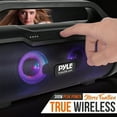 thumbnail image 2 of Pyle PBMWP185 500 Watt Portable Bluetooth Wireless BoomBox Speaker, 2 of 9