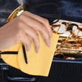 thumbnail image 4 of Phenofice 2Pcs Yellow Saxophone Cleaning Cloth for Daily Use Durable and Practical Instrument Care, 4 of 7