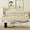 White, variant on 3-Seater Sofa Bed, Faux Leather Futon Sleeper Couches, Adjustable Backrests and Armrest Headrests with Split Two Separate Sectional Sofas, Living Room, Bedroom Convertible Recliner Sofa Bed, White