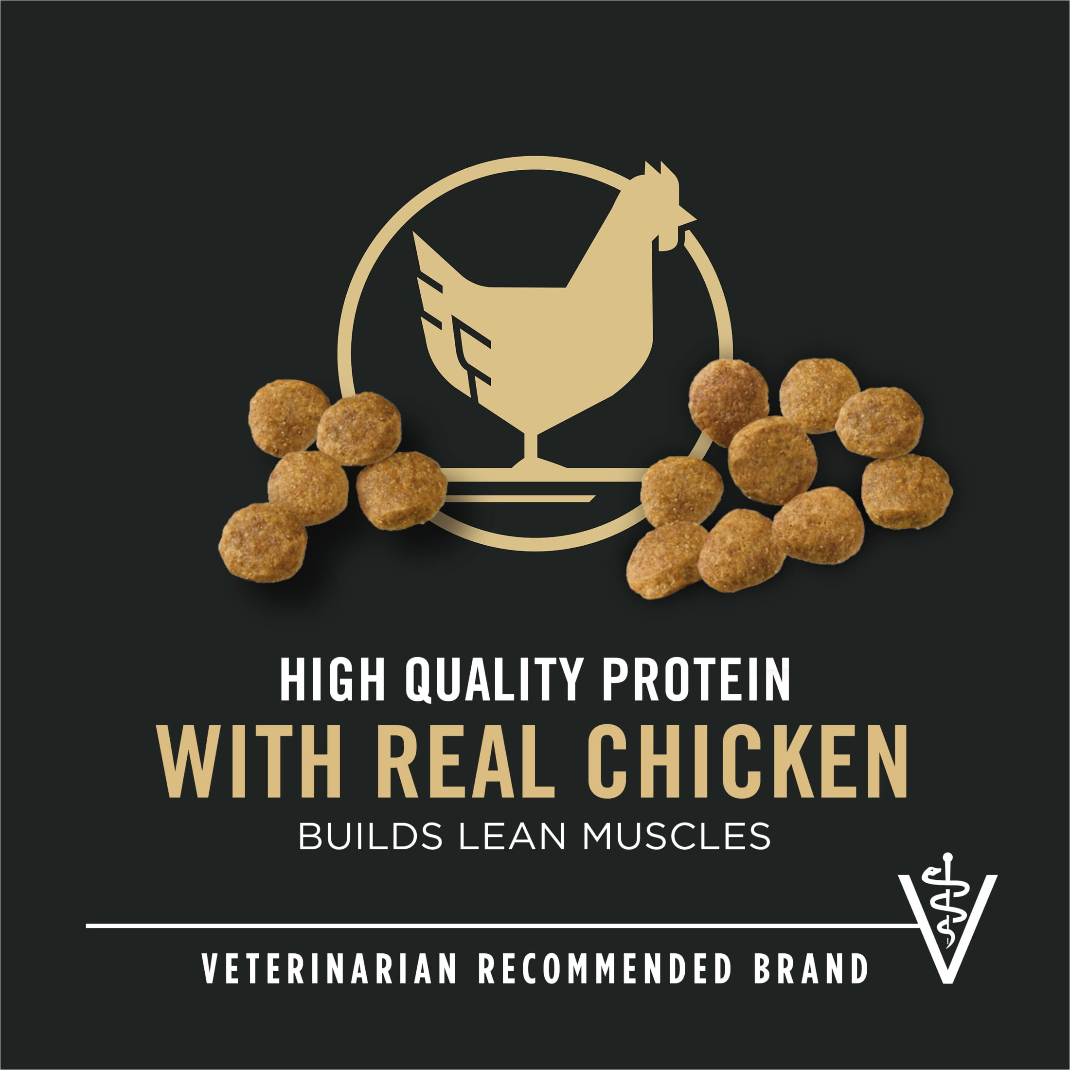 Purina Pro Plan Puppy Dry Dog Food, Lean Muscle Support, High Protein Chicken & Rice, 18 lb Bag