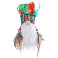 thumbnail image 5 of sunsanly Handcrafted Indian Faceless Doll White Beard PP Cotton Filling Gnome Doll Gnome Figurine Seasonal Gnome Ornament, 5 of 8