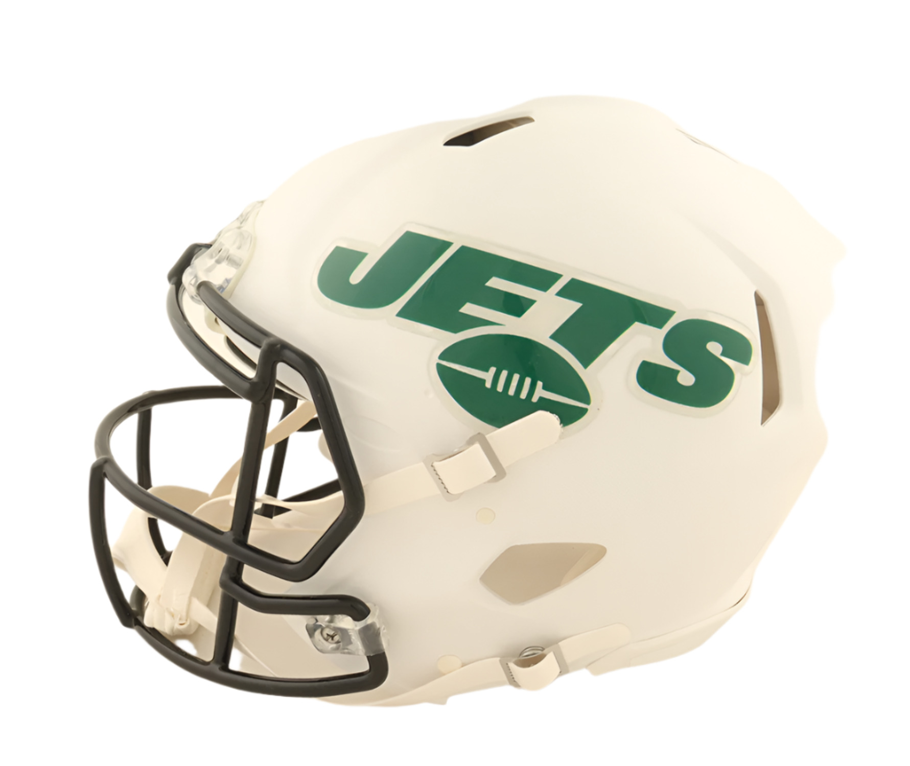 Sam Darnold Autographed Signed Jets Full-Size Authentic On-Field Flat White Alternate Speed Helmet (Beckett)
