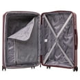 thumbnail image 5 of DUKAP AIRLEY 28" Lightweight Hardside Checked Luggage with Spinner Wheels, Handle and Trolley, Wine, 5 of 13