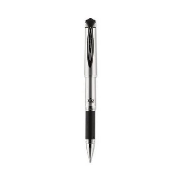 207 Impact Gel Pen, Stick, Bold 1 Mm, Black Ink, Silver/black Barrel | Bundle of 2 Dozen