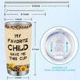 thumbnail image 3 of Gifts for Mom From Daughter Best Mom Birthday Gifts From Son Gifts for Mothers Day 20oz Funny Mom Cup Christmas Presents for Mother From Favorite Child Kids Travel Tumbler With Lid Straw, 3 of 6