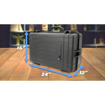 CASEMATIX - Waterproof Case for Starlink Standard Actuated V2 Kit and Accessories - Black
