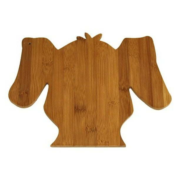 APetProject Bamboo Scruffy Dog Cutting Board