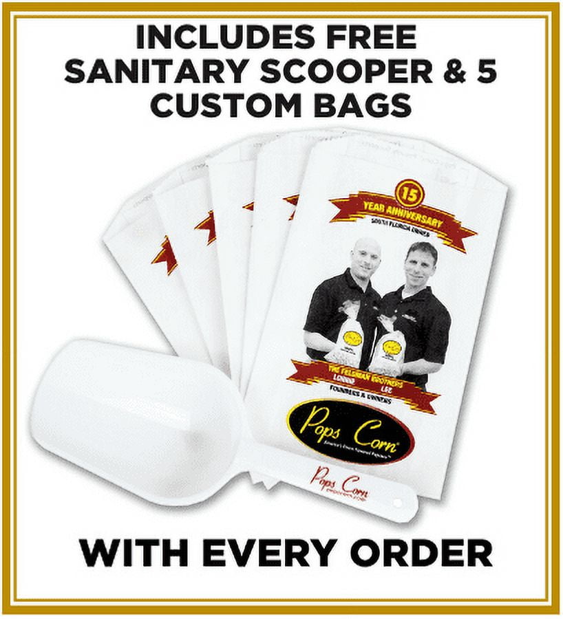 Gourmet Popcorn Tin-2 LARGE GALLONS-3 FLAVORS-THE PERFECT GIFT!! FREE SANITARY SCOOPER!