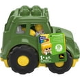 thumbnail image 6 of MEGA BLOKS John Deere Building Toy Blocks Lil' Tractor (6 Pieces) For Toddler with Storage, 1 Figure, 6 of 6