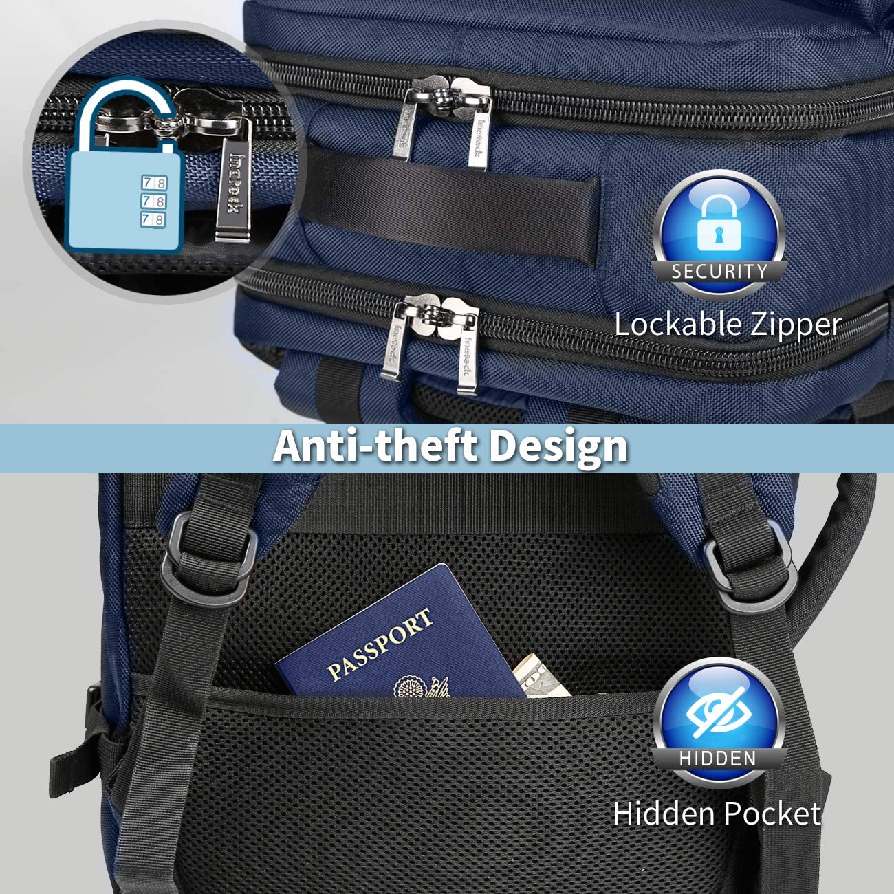 inateck travel carry on luggage backpack