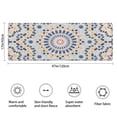 thumbnail image 3 of Multicolor Geometric Mosaic Pattern Bathroom Rugs Mat,Non Slip Microfiber Bathroom Rug,Rubber Backing,Soft Bathroom Mats for Bathroom Floor,Tub and Shower,47x17in(120x43cm), 3 of 5