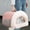 Pink, variant on Cat Warming House,Enclosed Cat Bed,16*12IN Dog House Indoor Foldable Soft Kennel Bed,Cat Beds For Indoor Cats,Warm Cats House Puppy Cave With Cushion For Small Medium Large Dogs Cats(Pink)