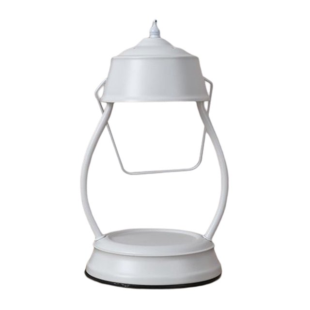 Calentador eléctrico de metal para velas, lámpara para dormitorio, decoración de escritorio (blanco de EE. UU.) Likrtyny Para estrenar