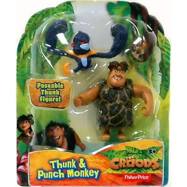 The Croods Thunk Punch Monkey Figure 2 Pack Walmart Com