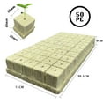 thumbnail image 1 of MYG 50Pcs Grow Starter Cubes Plug Hydroponic Grow Media Cloning, 1 of 9