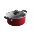 thumbnail image 1 of Tramontina Everyday 5 Qt Aluminum Nonstick Covered Dutch Oven – Metallic Red, 1 of 5