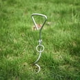 thumbnail image 3 of Lishi Chrome Dog Stake - Heavy-Duty Tie-Out - for Dogs, 3 of 8