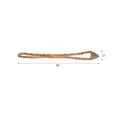 thumbnail image 4 of Beads Garland with Mango Wood Heart Accent for Home, Bathroom and Room Decor - Decorative Strand for Office, Shelf or Coffee Table - Ornament Styling for Living Room Interior - 1", Brown, 4 of 10