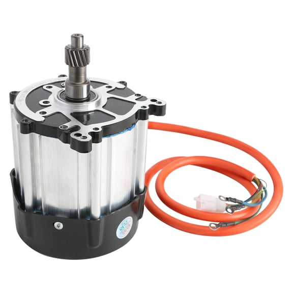 72V 1500W Electric Tricycle Motor Permanent Magnet Brushless Differential Motor, 16T Gear Shaft for Electric Go Kart Trike ATV Quad Buggy, Four-Wheeler, DIY Part