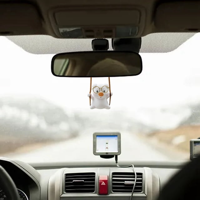 Adorable Pig Car Hanging Ornament - for Home and Vehicle Rear View - Unique and Accessory for All Occasions