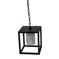 thumbnail image 1 of Lampe Suspendue Géométrique Cube Finition Bronze Huilé, 1 of 5