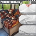thumbnail image 6 of XYZCANDO American Flag Eagle RV Dinette Cushions Soft Camper Decor Comfortable Slip Covers for Loveseat Washable Sofa Covers for 2 Cushion Couch for RV Camper Car Bench Orange, 6 of 7