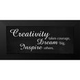 thumbnail image 2 of Gibbons, Lauren 24x12 Black Modern Framed Museum Art Print Titled - Creativity, 2 of 5
