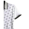 thumbnail image 4 of Hat and Beyond Men's Premium Short Sleeve Printed Polo Shirt with Lightweight Slim Classic Fit, 4 of 7