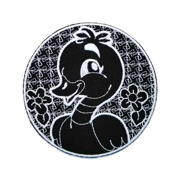 Cute Kids Duck Embroidered Sew/Iron On Patch