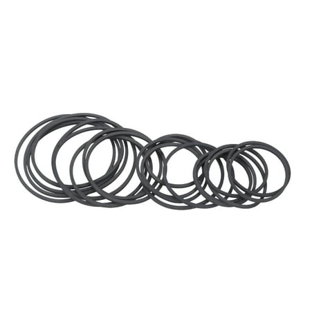 20PCS Square Cassette Tape Machine Belt Assorted Belts Mixed 35-65mm 1.2mm