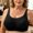 Black, variant on Plus Size Strapless Wireless Tube Bra, Thin Cooling Mesh Anti-Slip Full Coverage Anti-Exposure Sleep Bralette Green 46