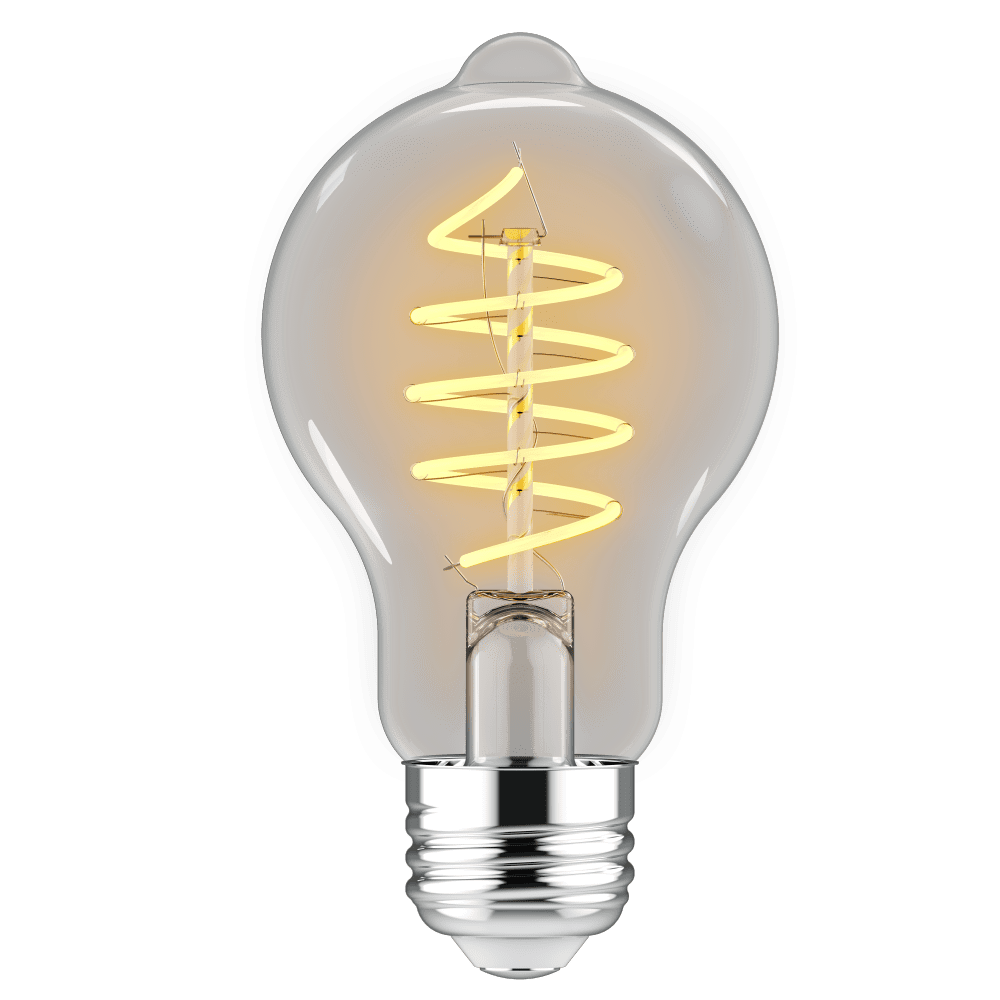 (2 pack) Better Homes & Gardens A19 LED Vintage Light Bulb, 4 Watts (40W Equivalent), Soft White, Thin Filament, E26, 2PK