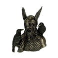 thumbnail image 3 of Veronese Design Norse God Odin in Winged Helm with Ravens Statue, 3 of 3
