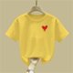 thumbnail image 5 of Blusas y camisas de manga corta con cuello redondo para niños Camiseta de verano de manga corta estampada para niñas Jersey elegante de cuello redondo para niñas Top de algodón para niños, 5 of 6