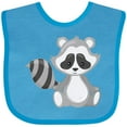 thumbnail image 3 of Inktastic Cute Woodland Animal Raccoon Boys or Girls Baby Bib, 3 of 4