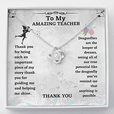 Necklace For Teacher Graduation Day, Gift For Teacher, Gift Necklace For Teacher, Gift From Student, Graduation, Birthday For Her, Professor, Thank You For Being With Me Love From Student
