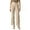 Beige, variant on Ediodpoh Summer Women High Waist Wide Leg Pleated Front Dress Womens Pants Elastic Waist Work Casual Long Trousers Green S