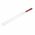 thumbnail image 1 of 6 Pack Fourchette à Viande, Fourchette à Viande Réutilisable en Acier Inoxydable Fourchette à Hot-Dog Antidérapante avec Brosses Barbecue Bâtons de Rôtissage Confortables Ustensiles de Cuisson pour Barbecue, 1 of 8