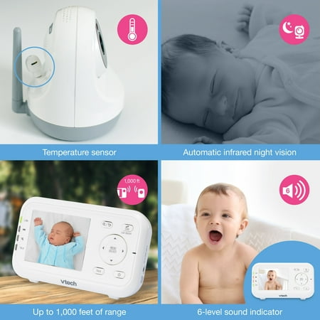Vtech VM3261-2 Vtc 2-cam Pan/tilt/2.8inlcd Baby Monitor