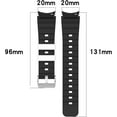 thumbnail image 7 of KOMI Replacement Band Compatible for Samsung Galaxy Watch 6/5/5 pro/4 Classic 40mm/44mm/45mm/47mm 43mm/42mm/46mm 20mm silicone Quck Release Watch Strap White Black, 7 of 7