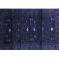 thumbnail image 1 of Ahgly Company Machine Washable Indoor Rectangle Persian Blue Traditional Area Rugs, 5' x 8', 1 of 4