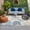 Beige, Blue, variant on Blue Grey Coastal Outdoor Rug for Patio/Deck/Porch, Non-Slip Large Area Rug 4 x 6 Ft, Nautical Shell Starfish Coral Summer Beach Rustic Indoor Outdoor Rugs Washable Area Rugs, Camping Rug Carpet