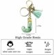 thumbnail image 2 of Llavero Para Mujer YONGSHENG Encantos De Monedero Con Flecos De Letra Inicial A A Z, 2 of 5