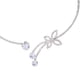 thumbnail image 3 of gargantilla collar,Gargantilla de cristal Mariposa Collar de mujer Mujer,Gargantilla dulce espumoso Collar de joyería de moda,Gargantilla abierta con colgante de mariposa creativa de, 3 of 9